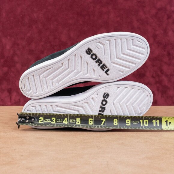 Sorel Wmn Out N About Slip Wedge Waterproof Pale Black Suede Ankle Boots Sz 11 - Picture 5 of 7